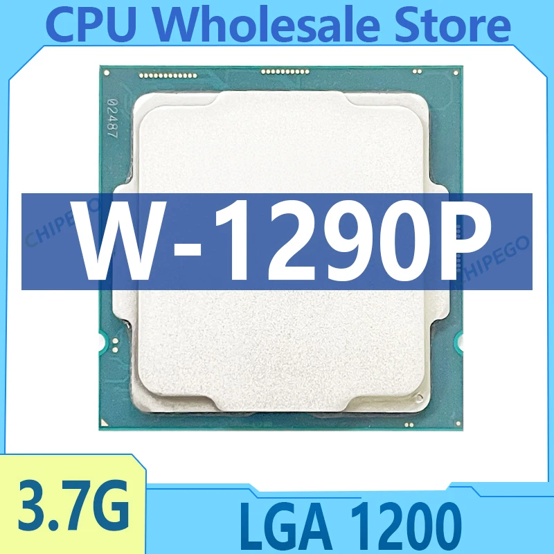 Xeon W-1290P CPU 14nm 10 Cores 20 Threads 3.7GHz 20MB 125W LGA1200