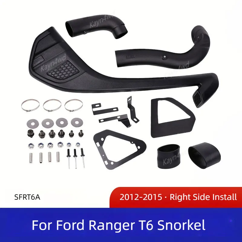 Off Road 4x4 Accessories Snorkel Kits For 2012-2015 Ford Ranger T6 WILTRAK XL XLT WIldtrack Auto Parts Wading Breath Hose Pipe