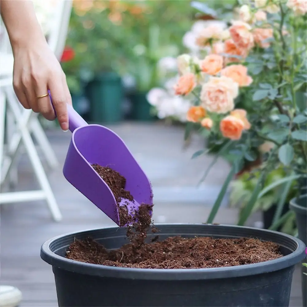 Practical Thickened Soil Scoop Ergonomic Lightweight Flower Shovel Plastic Multifunctional Food Scooper