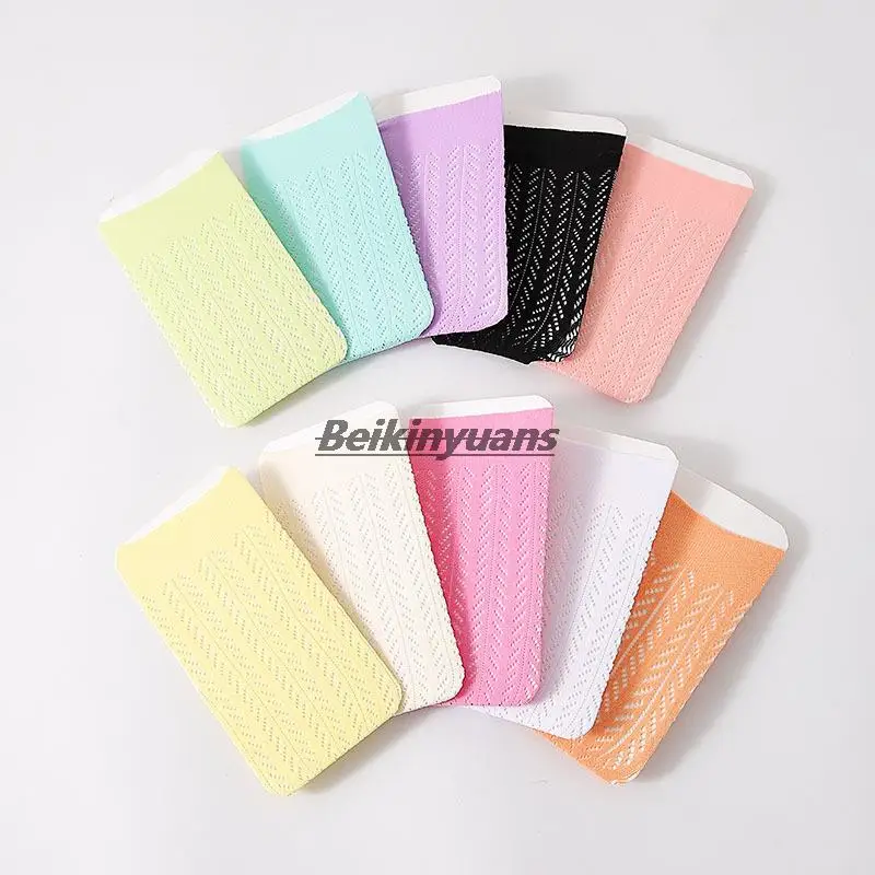 Summer children socks thin socks girl's kind of pure color mesh socks summer princess baby mesh sokken