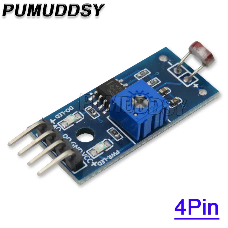 LM393 modulo sensore luce rilevamento luce fotoresistenza 3 Pin 4 Pin Arduino Kit fai da te