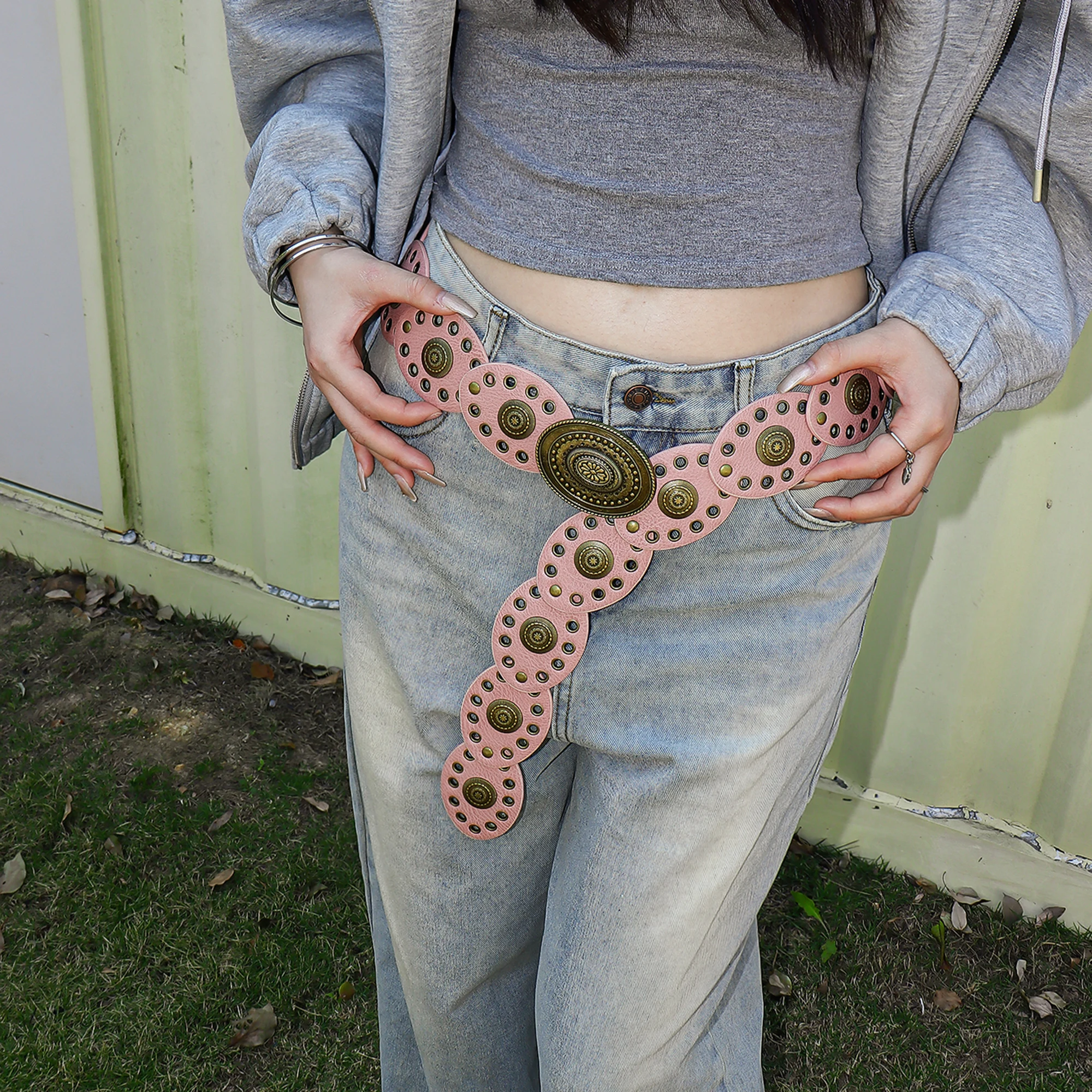 

Новый богемный повседневный маленький модный ремень высокого чувства для женщин, украшенный юбкой, брюками, поясом