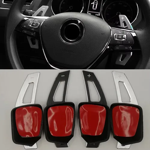 Imagen 1 del producto Cambio de paleta de impresión de aleación de aluminio para Volkswagen Amarok VW Jetta Nivus Virtus t-cross Golf MK8 R GTI Crossfox