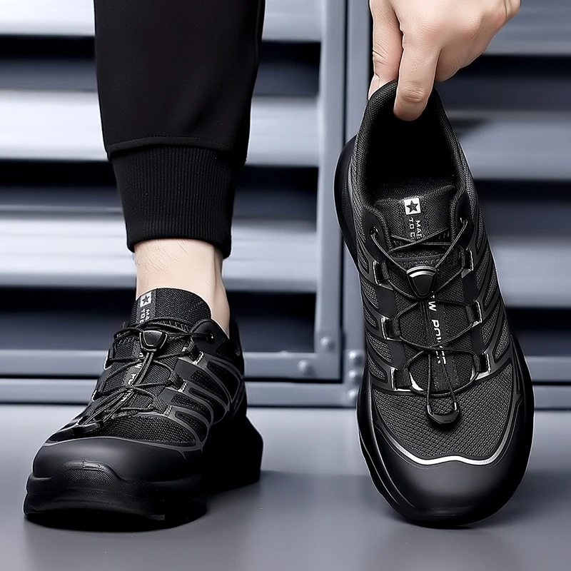 أحذية رجالية جديدة صيفية قابلة للتنفس أحذية رياضية شبكية للرجال أحذية المشي لمسافات طويلة في الهواء الطلق خفيفة الوزن غير قابلة للانزلاق نعل ناعم كاجوال للجري Sho #1