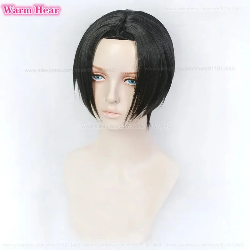 f,5.g'6\j/8,Anime Cos Mikey Light Golden Black White Cosplay Haitani Ran Heat Resistant Synthetic Hair Wig 6;y'4\f,9/x. - view 4