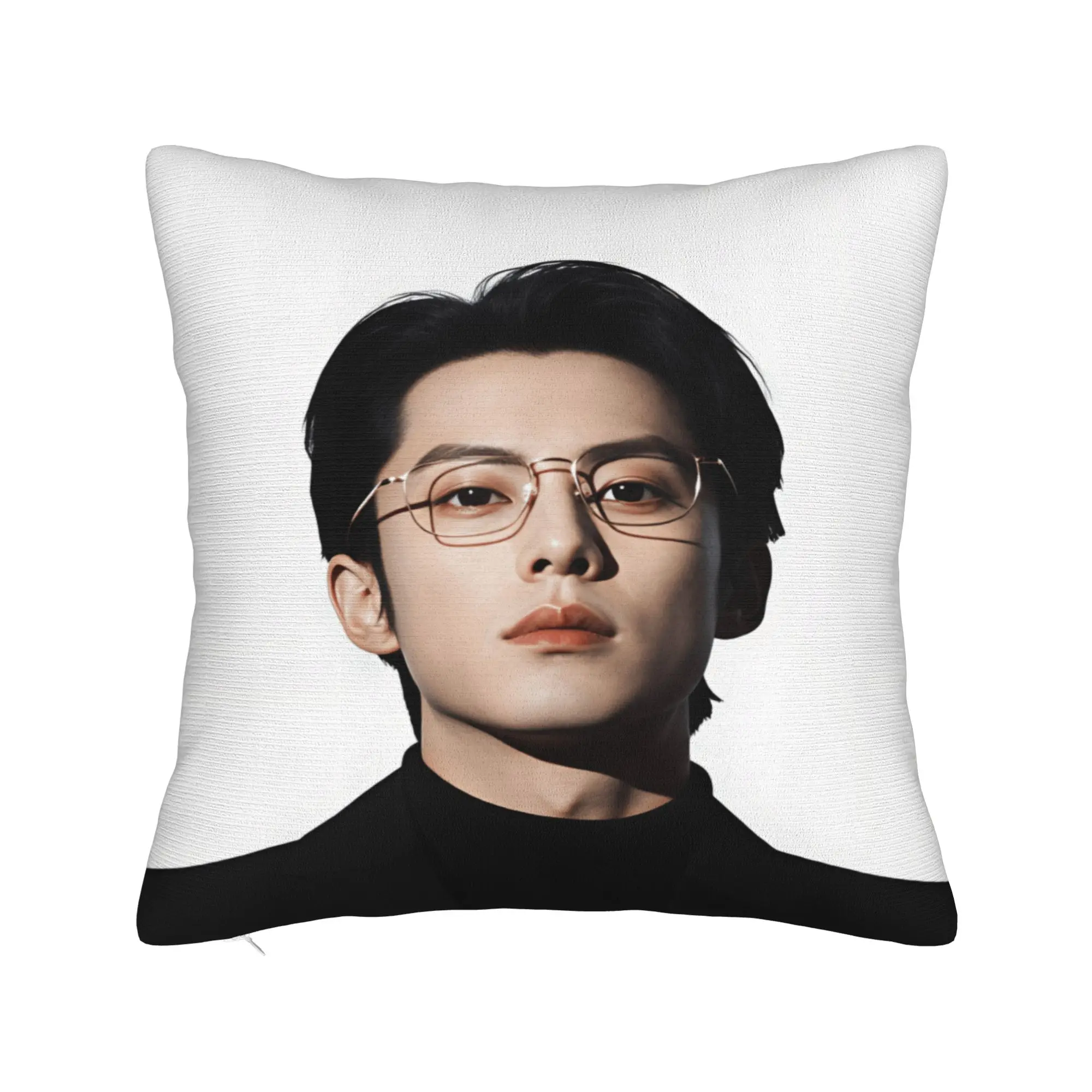 Wang Hedi Dylan Wang Actor Pillow Cover  Fashion Pillow Case For Sofa Car Home Decor Soft Cushion Cover Gift Idea