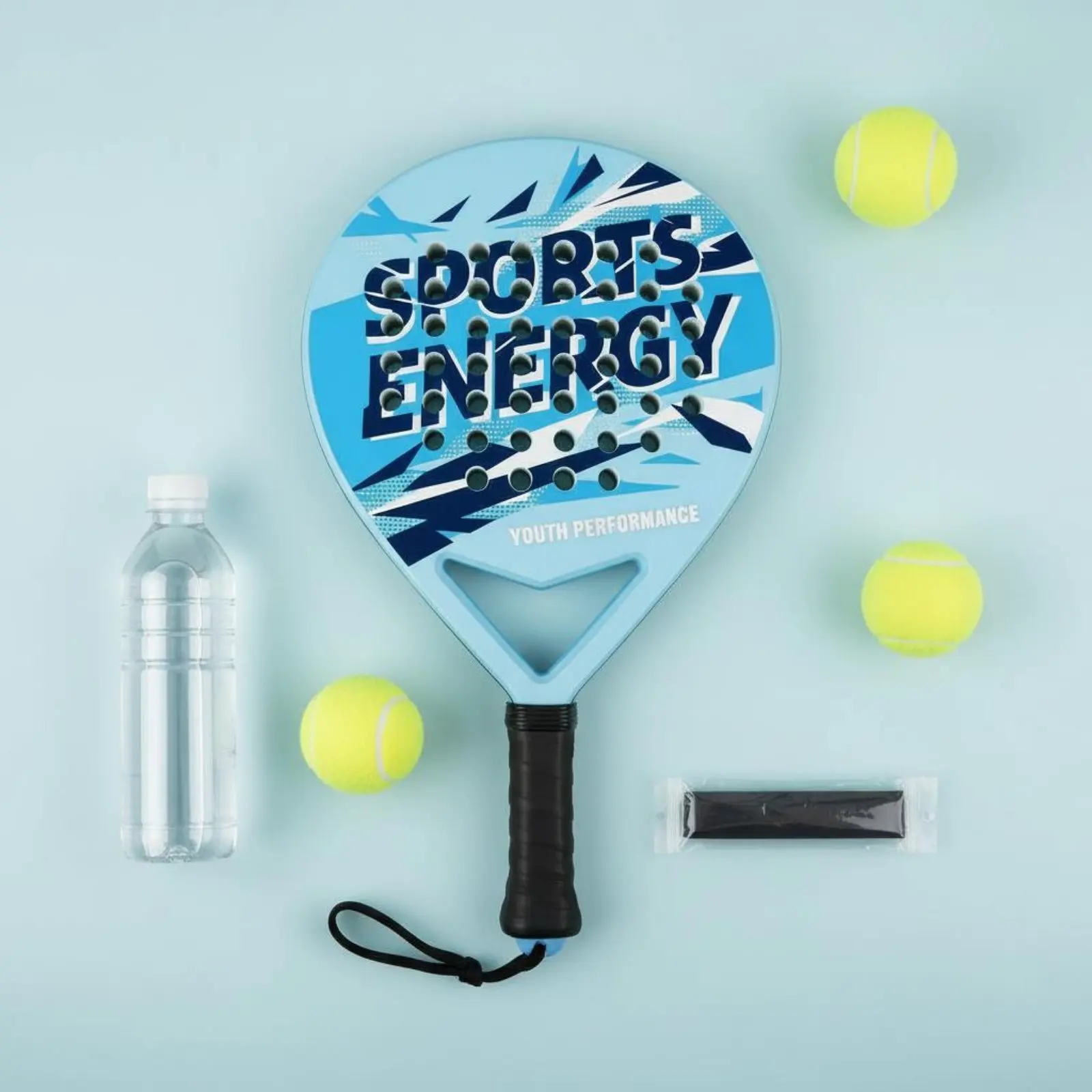 

Детская ракетка для падела с большой зоной удара, из ABS-пластика, спортивное оборудование, амортизирующая, с сильным отскоком, для начинающих, для улицы