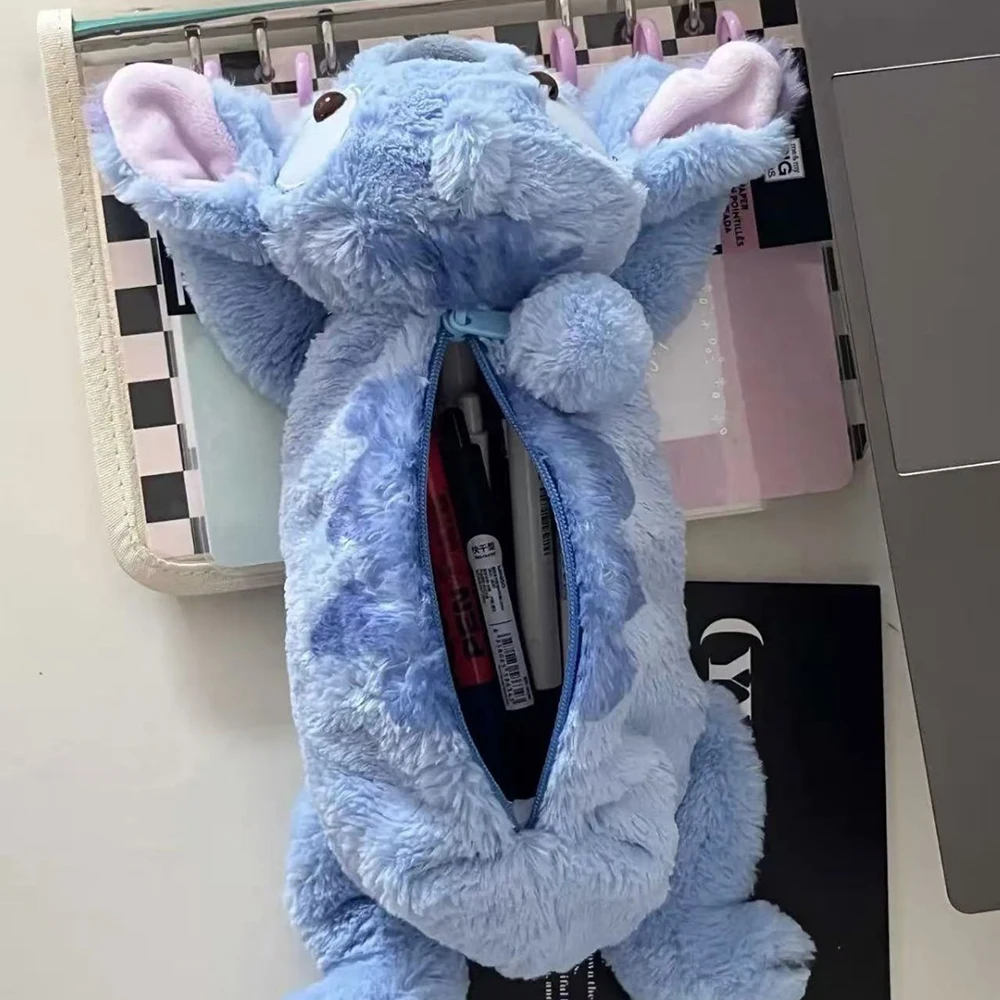 Piórnik Disney Stitch Wielofunkcyjny Organizer na Przybory Szkolne Modny Śliczny Piórnik Artykuły Papiernicze Prezent dla Dzieci