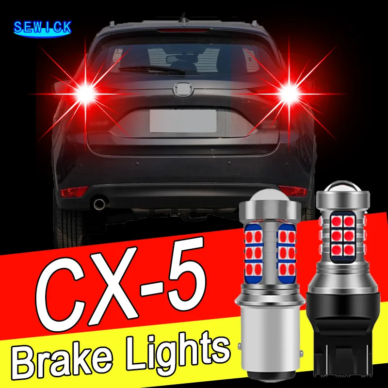 2pcs LED Brake Light Bulb Accessories For Mazda CX-5 CX 5 CX5 KE GH KF 2011-2019 2012 2013 2014 2015 2016 2017 2018