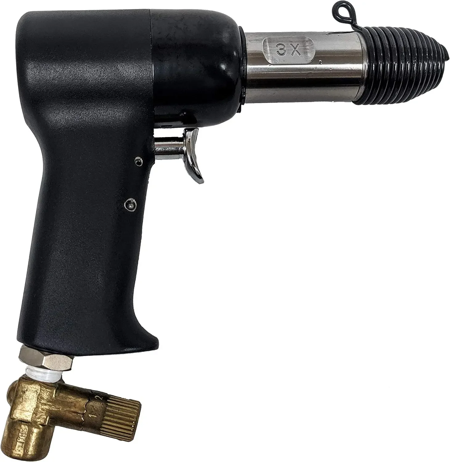 3X pistol keling, Regulator udara & penahan Neehive pegas, Piston, baja Aloi