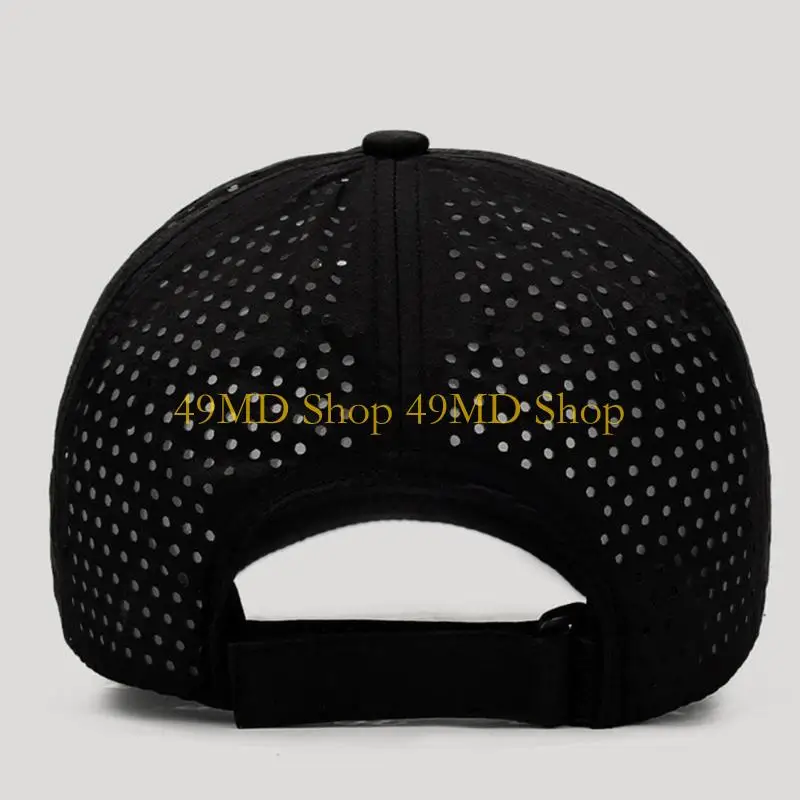 49MD Sport Hat Sweat Resistant Fast Drying Baseball Hat for Adult Outdoor Activity