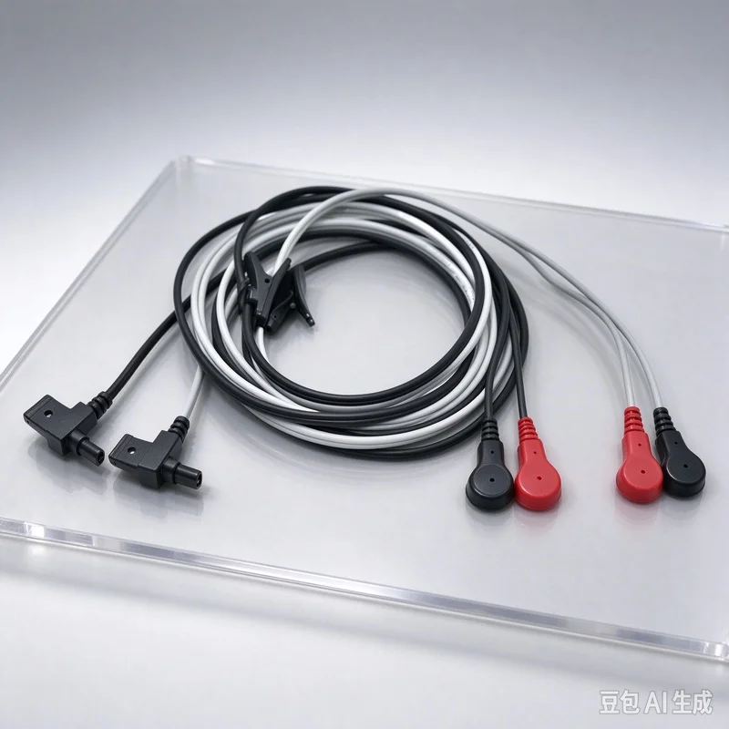 Cable For Vitalstim 5900 Dysphagia Device DJO 2.2 Snap Electrode Wire