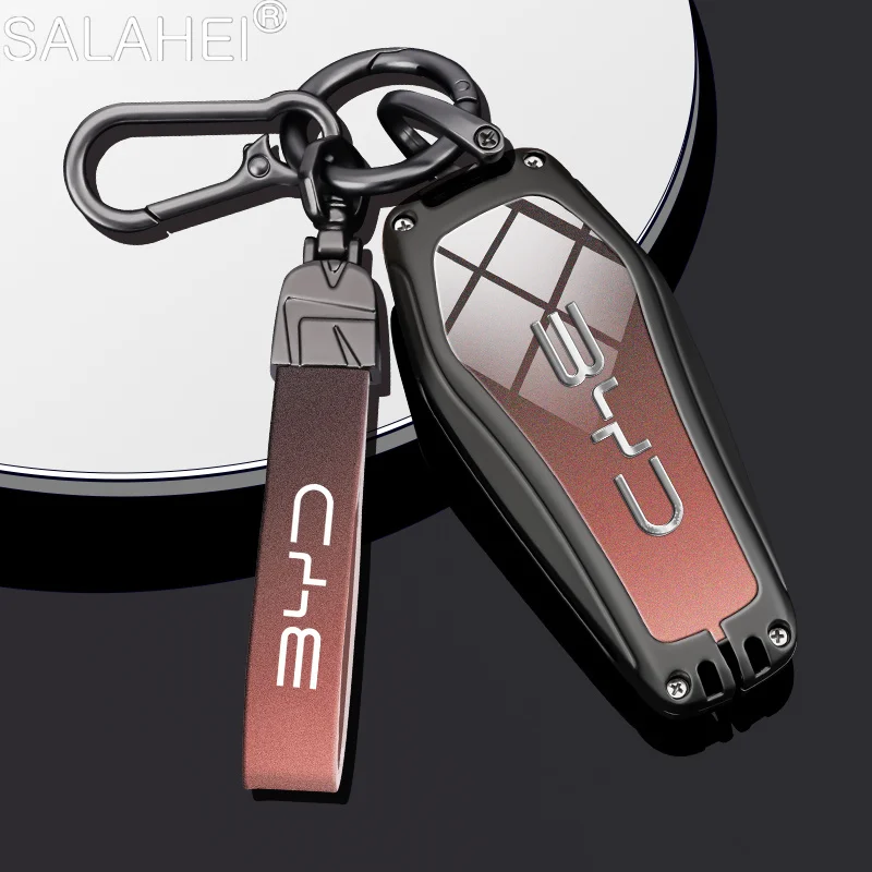 Car Key Case Full Cover Protection Holder Shell For BYD Tang EV600 Han EV Yuan ATTO 3 Song PLUS Pro MAX DMI Qin Auto Accessories