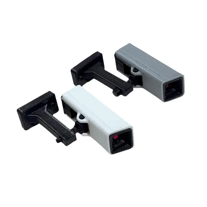 1/2Pcs 1/12 Dollhouse Mini Surveillance Camera Model For Micro Landscape Decoration Miniature Food And Play Scene Ornament