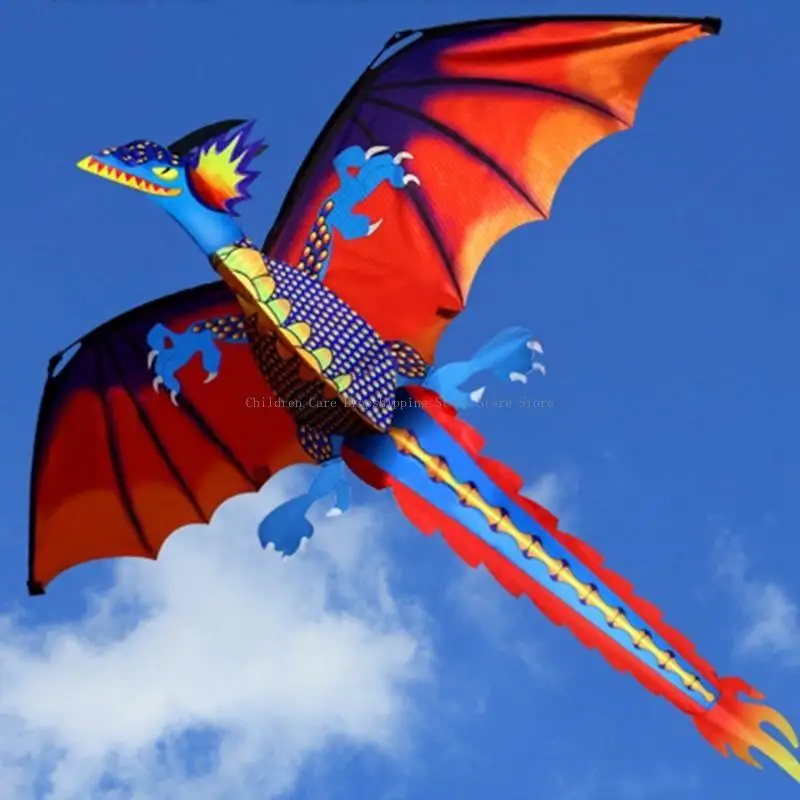 Cometa dinosaurio para w/ string kids aire libre playa para jugar en familia