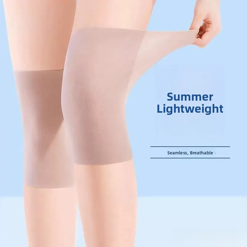 beauti-モーダル膝パッド-薄型-暖かい-エアコン付きの部屋用-男女兼用-シームレス-防寒関節ガードソックス-家庭用膝サポート
