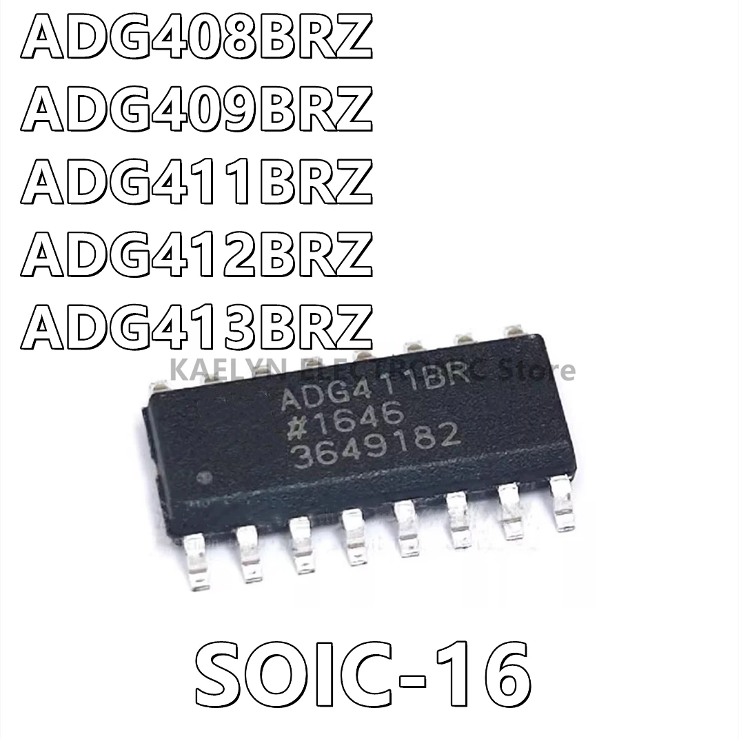 10Pcs/lot ADG408BRZ ADG408 ADG409BRZ ADG409 ADG411BRZ ADG411 ADG412BRZ ADG412 ADG413BRZ ADG413 SOIC-16