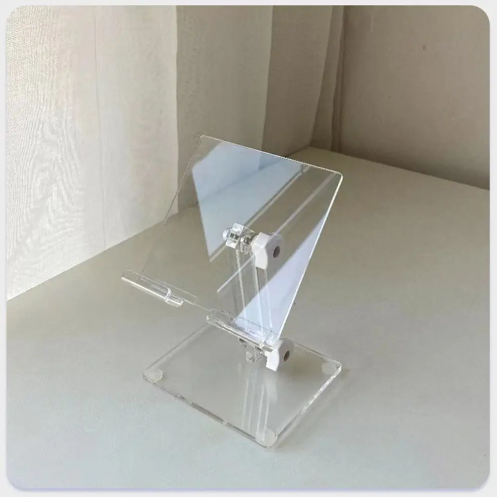 Easy To Use Adjustable Acrylic Tablet Stand Anti-slip Sturdy Transparent Holder Durable Portable Mobile Phone Support Desk