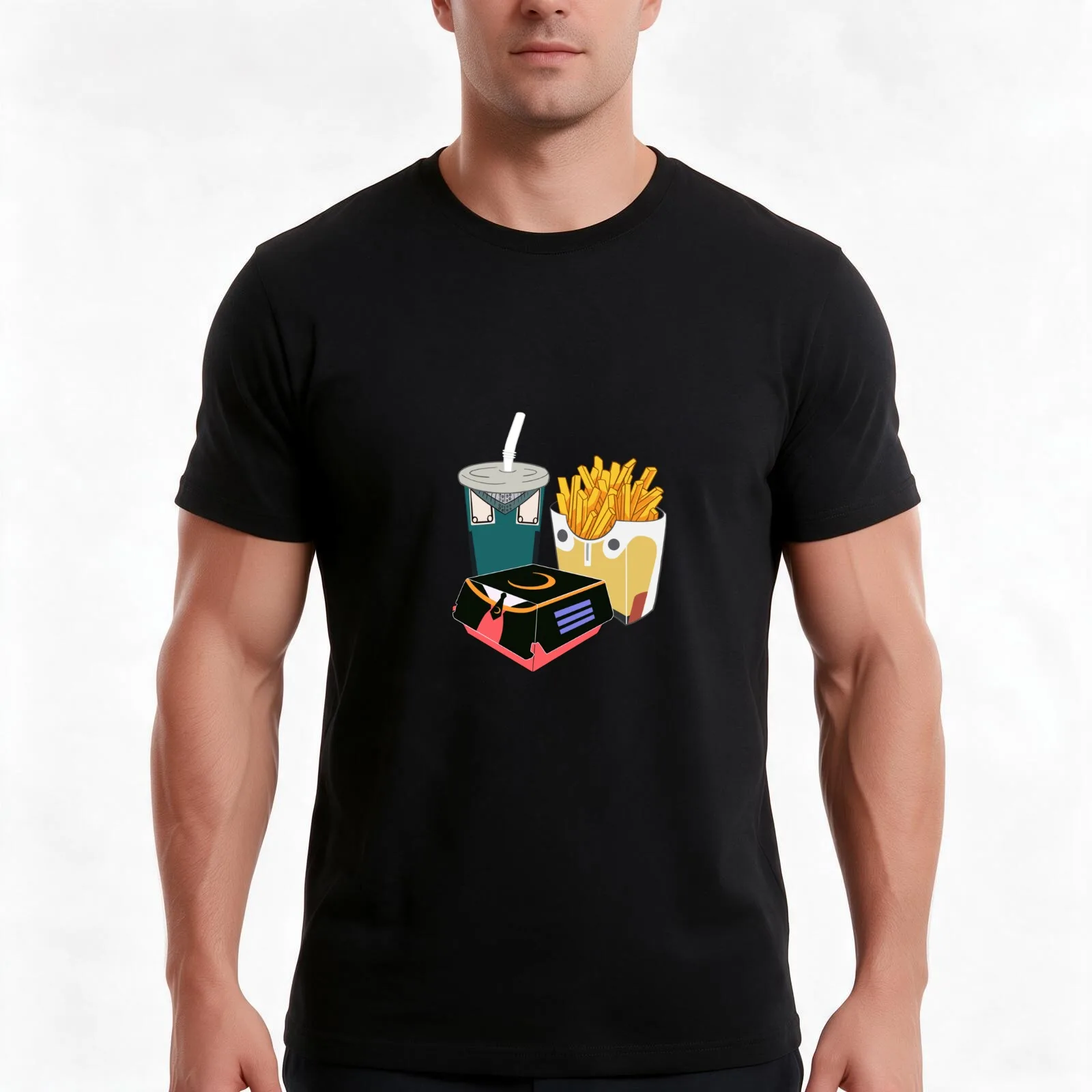 Hero Class Combo T-Shirt Summer Casual Cotton Tee Oversized Streetwear Tops Vintage Graphic Print Loose Fit Short Sleeve