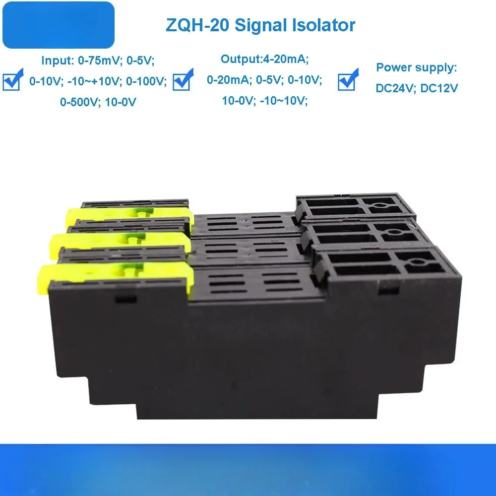Pulse Frequency Signal Transmitter Square Wave Sine-Xuan Wave Conversion Module Current Voltage 4-20ma 0-5V 10V