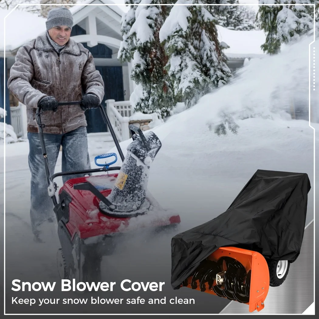 Waterproof Snow Blower Cover 420D Oxford Cloth Snow Thrower Cover 47×32×40\