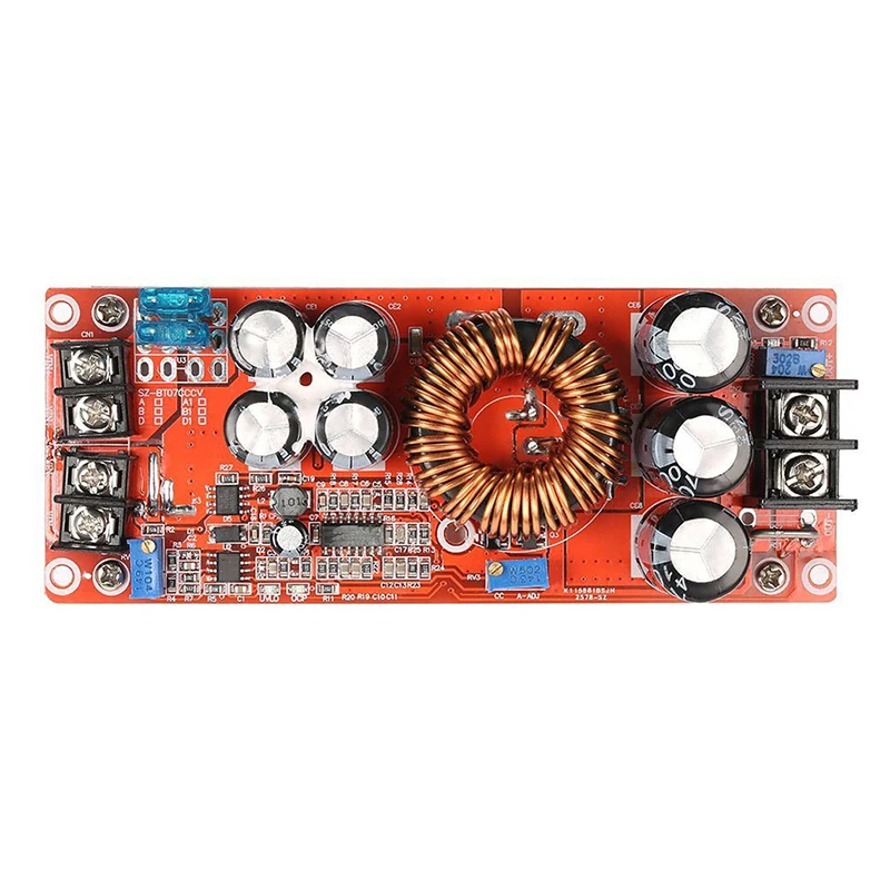 1200W High-power Converter Boost Step-up Power Supply Module Adjustable On-board Charging Power Module Boost Converter Regulator