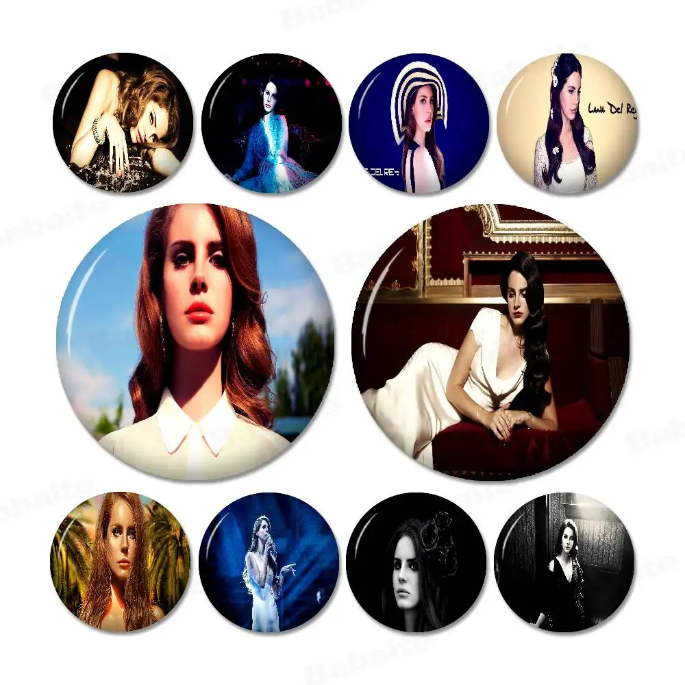Lana Del Rey Anime Brooches Cute Cartoon  Badge Jacket Jeans Lapel Pin Gift Accessorie