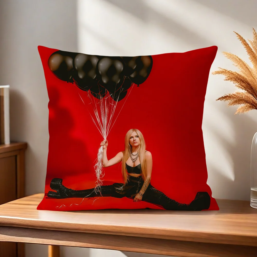 A-Avril Singer L-Lavigne Kissenbezug Kissenhülle für Zuhause, Sofa, Wohnzimmer, Büro, Café, Auto. – Detail 7