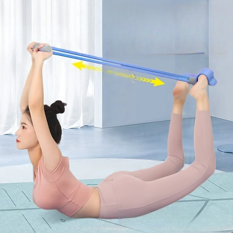 الموتر 8 أنابيب الركاب مجتذب الركاب مجتذب الرجال الرياضة أجهزة لياقة بدنية التوتر حبل معدات التمرين