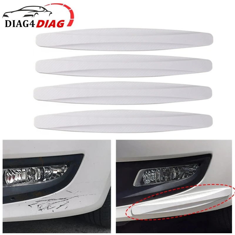 

2PCS/4PCS Anti Collision Car Bumper Guard Strip Front Rear Bumper Corner Protector Guard Protection Strip Car Crash Bar