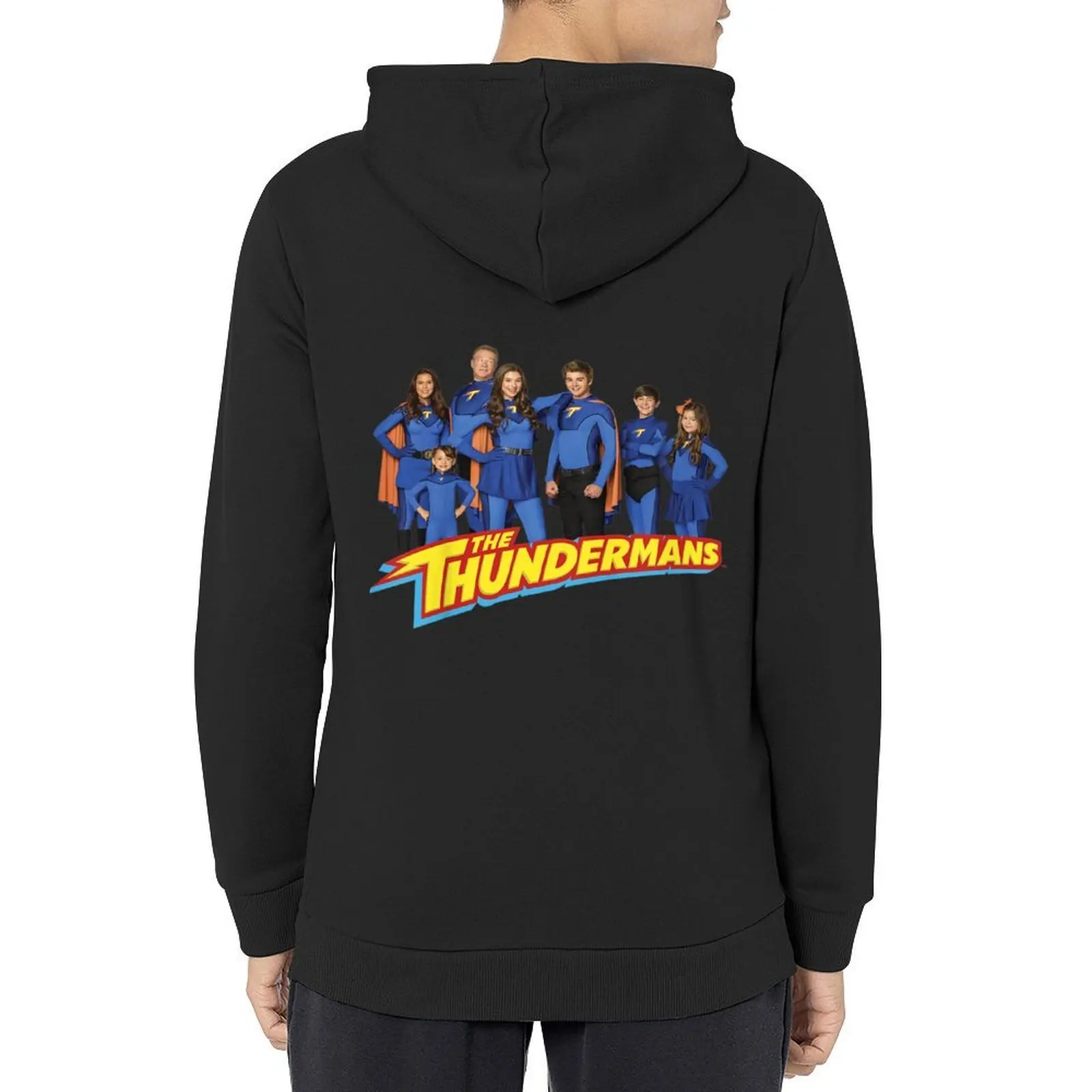The Thundermans هوديي ملابس الخريف الرجالية الملابس الكورية سترة الخريف الرجال أنيمي ملابس الرجال هوديي