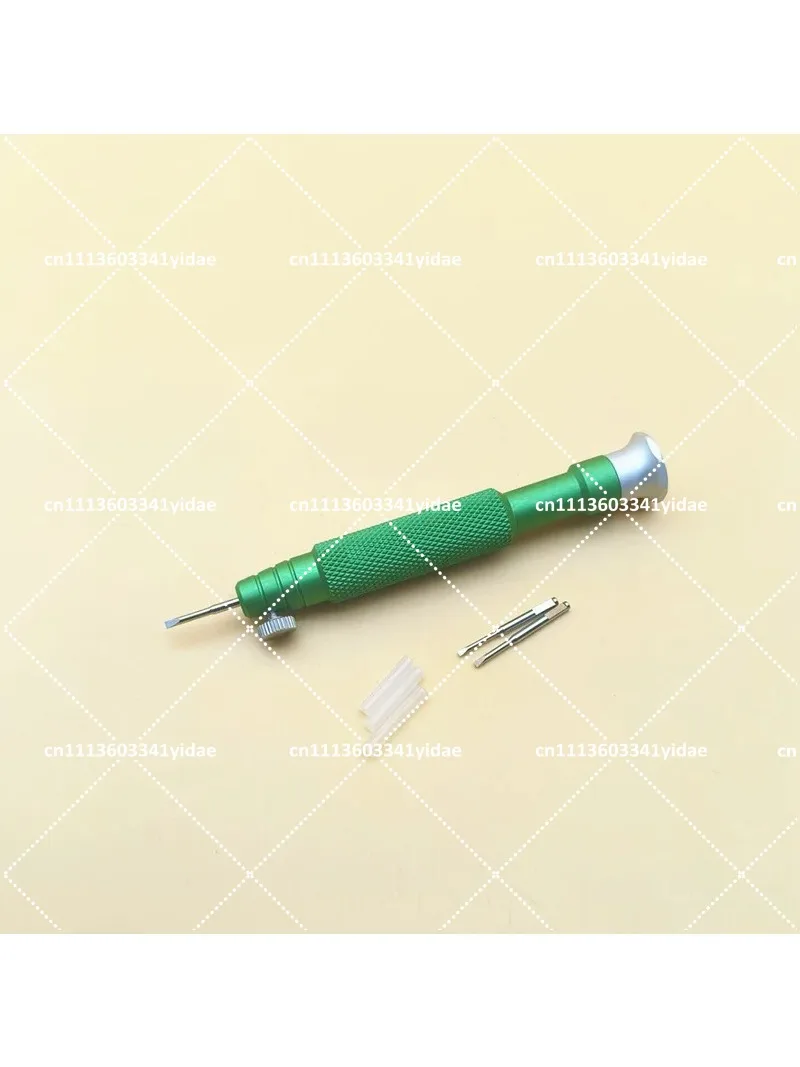 Screwdriver with Replacement Bits, Multi-Purpose Repair Tool, Manual Force Applicator, Hardware Hand Tool