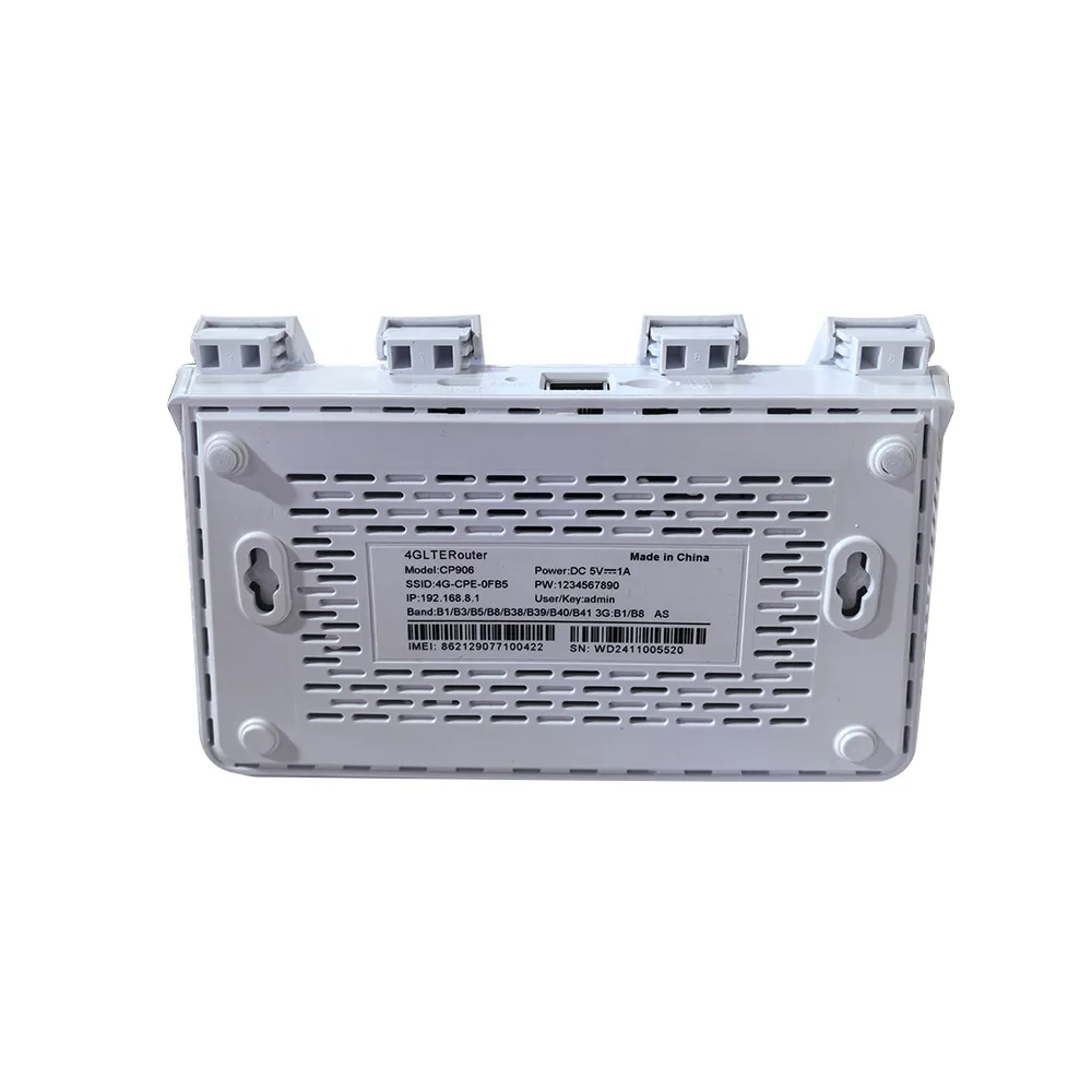 Router WiFi 4G LTE Router wireless WiFi6 300Mbps 4 Antenna pieghevole Hotspot Ripetitore di segnale Connessione cablata Scheda Nano SIM
