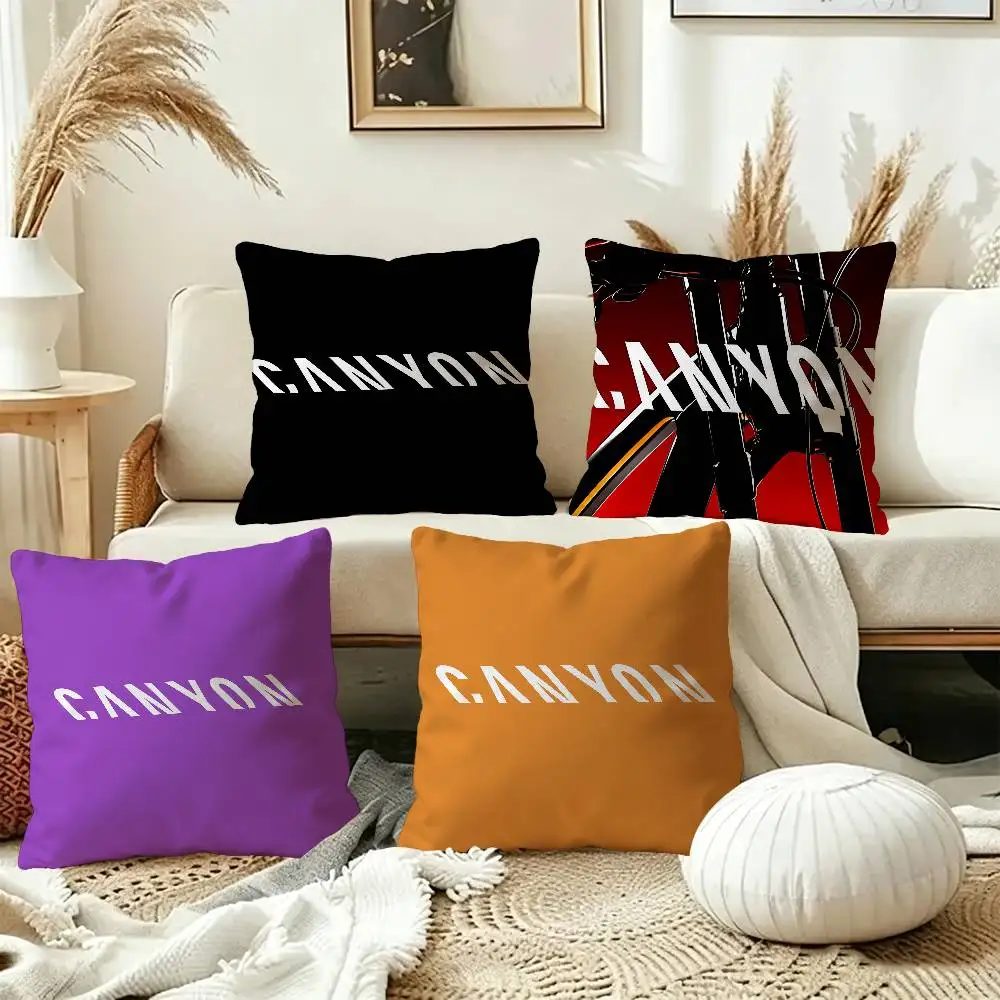 C-Canyons Bicycles Pillow Gifts Home Office Furnishings Bedroom Sofa Car Cushion Cover case 45x45cm