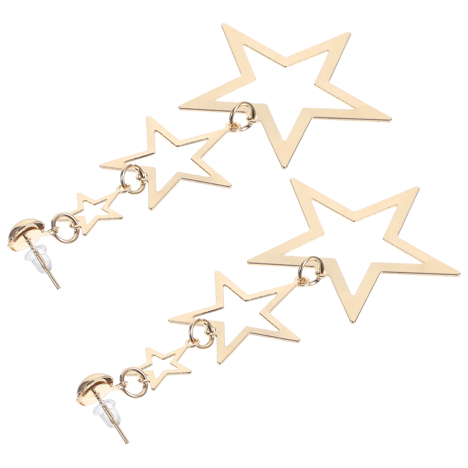 

Star Earrings for Women Jewelry Gifts Hoops Stud Lady Dangle Small Personality Multi-layer