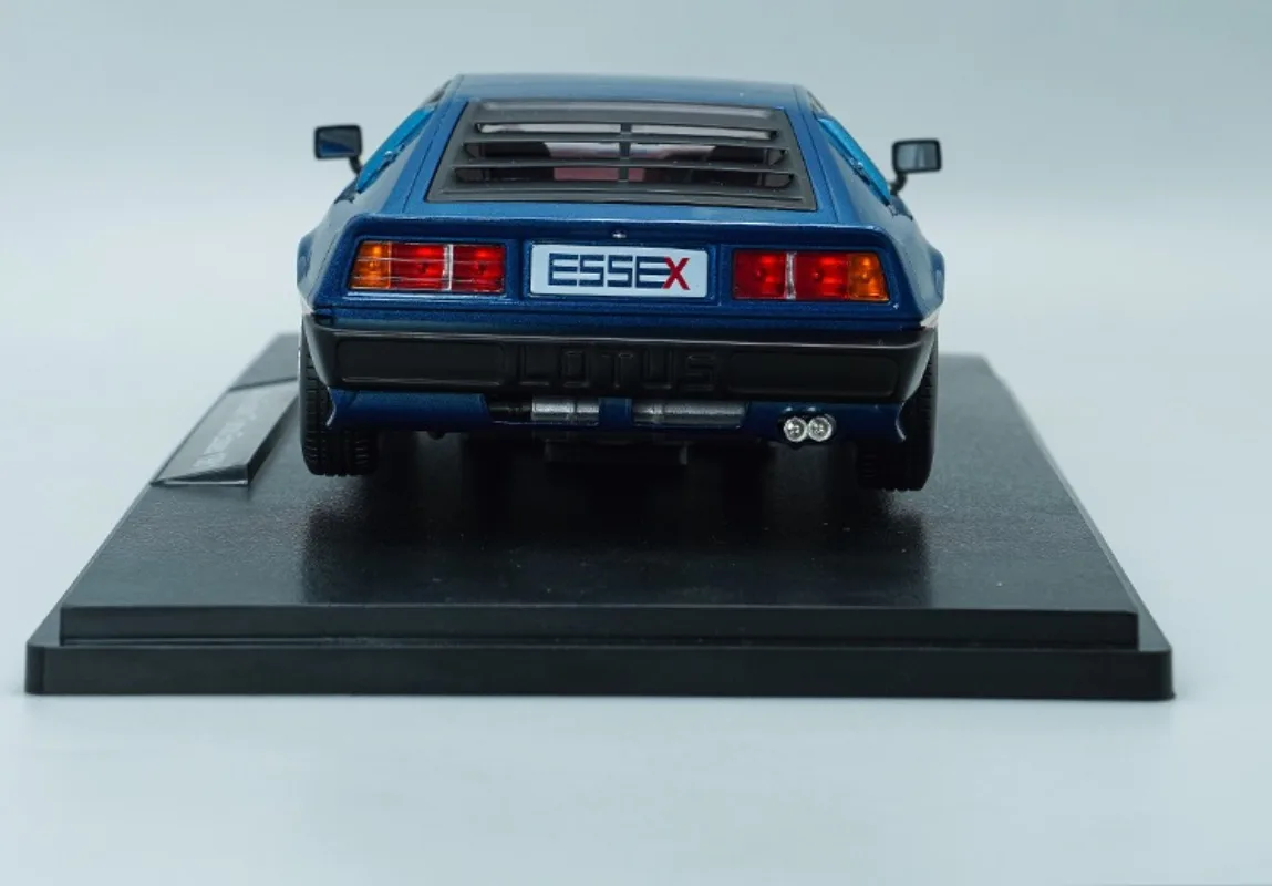 KK Diecast 1/18 Skala Model Samochodu Lotus, Metalowy Model Samochodu Lotus Turbo 007 Niebieski, Zabawki dla Chłopców, Prezent, Oryginalne Opakowanie