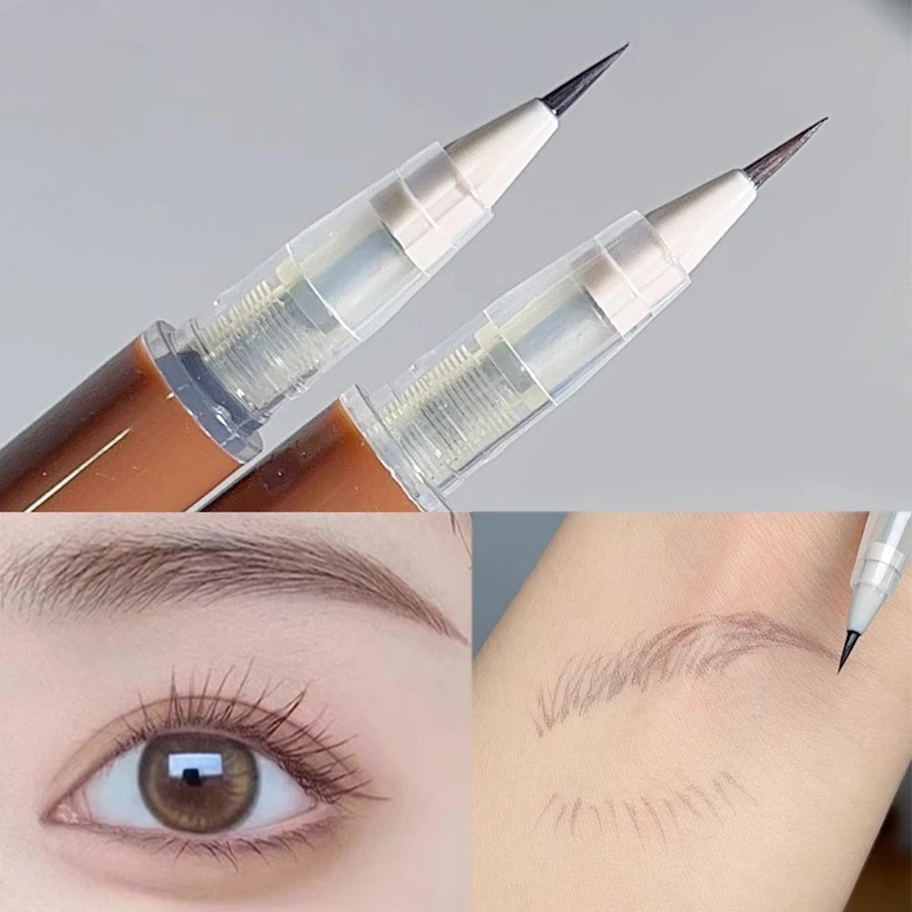 Liquid Eyebrow Pencil Outline Shadow Lying Silkworm Eyeliner Waterproof Lasting Colorfast  Eyebrow Pencil Beauty Makeup Tool