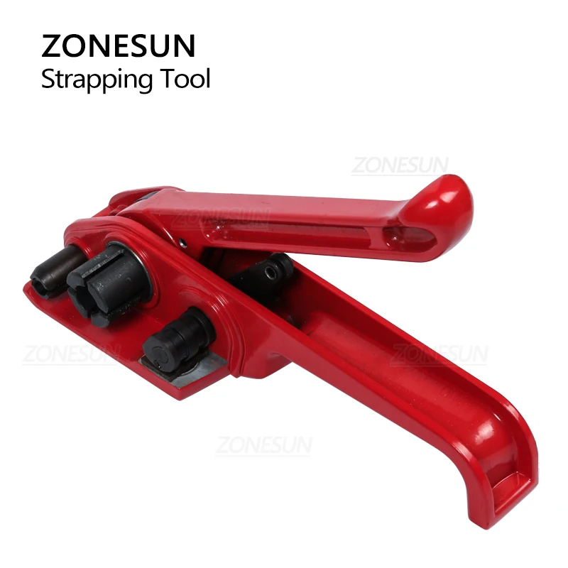 ZONESUN ZS-MST1 Hand Strapping Tool for Polyester Strip Manual Strapping Tensioner For 12-19MM PP PET Plastic Belt Band Strap