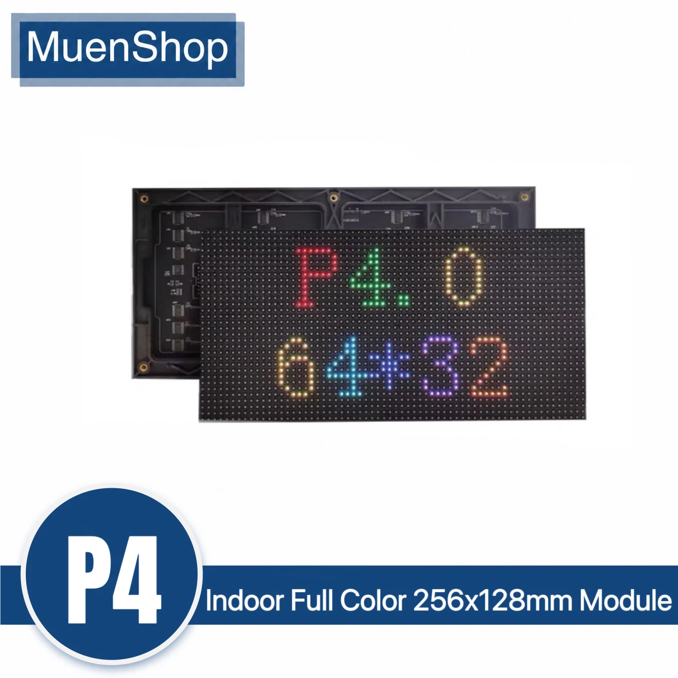 High Brightness P4 Indoor LED  Module 256x128m 64x32 dots 16Scan SMD2121 Full color LED panel module for video wall