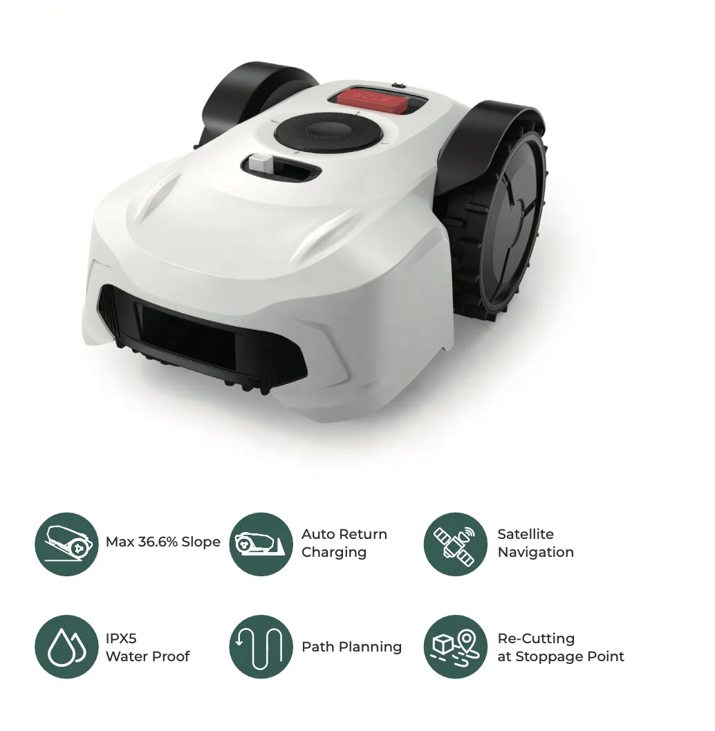 2024 New Robot Lawn Mower GPS Navigation Self-Propelled Automatic Recharge Smart Robotic Lawn Mower For Garden Grass Cutter