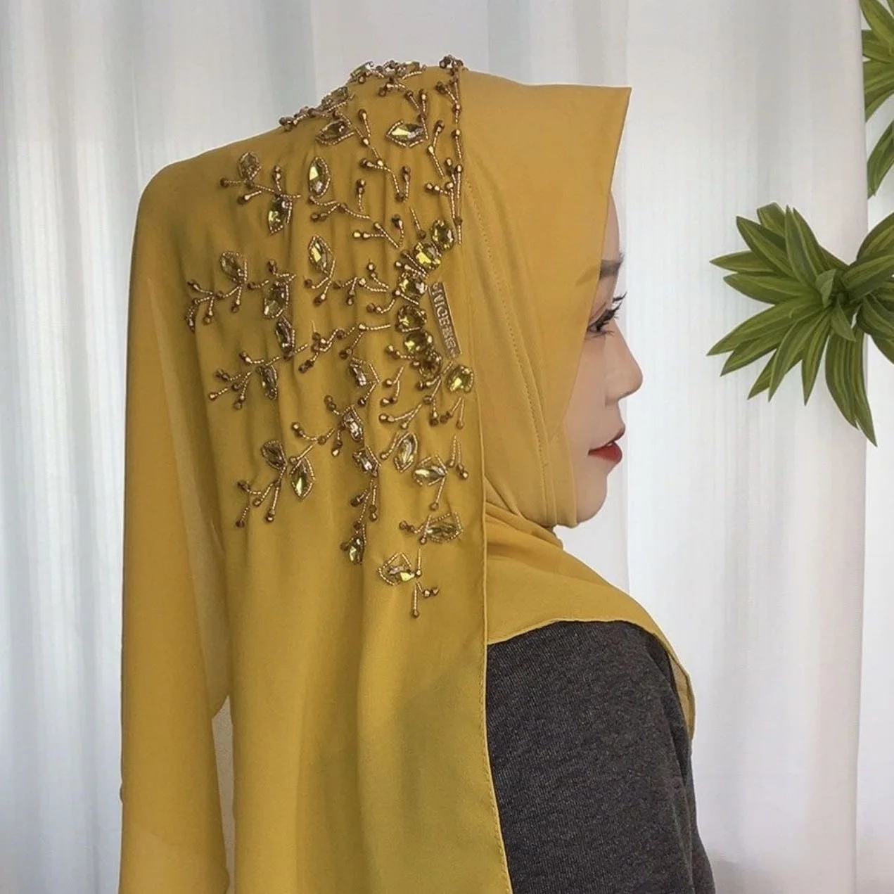 Muslim Wedding Women Shawls 2026 Luxury Wrap Hijabs
