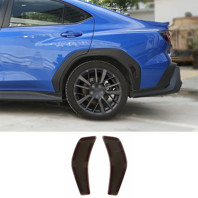 

For 21-23 Subaru WRX ABS black car rear wheel reflective patch protection cover car exterior accessories