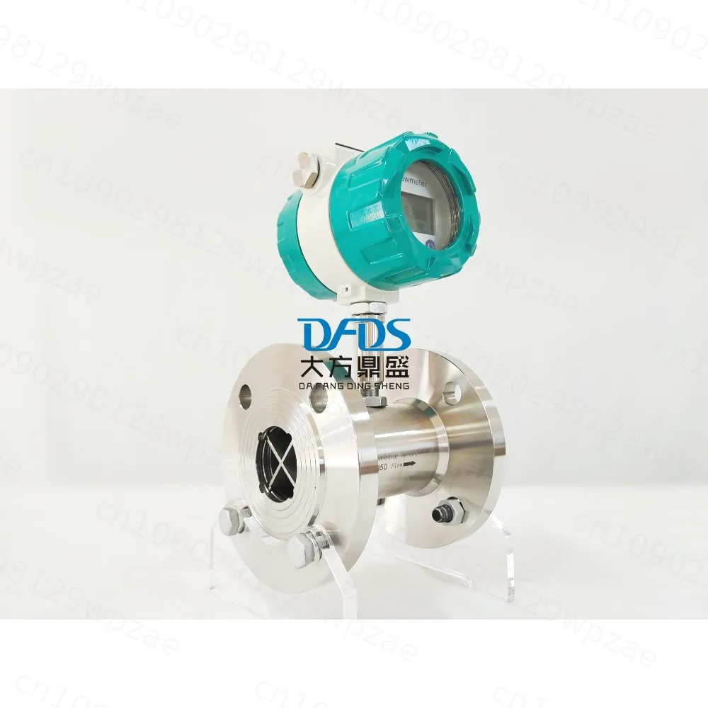 0.5% IP65 Pulse 4-20mA Output Smart Digital Sanitary Turbine Water Flowmeter 3 Inch Turbine Flow Meter for Fuel