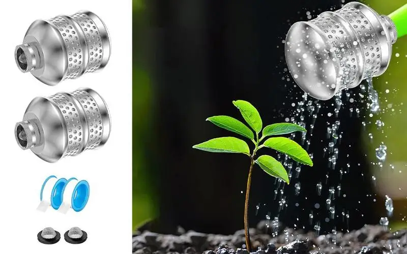 

Garden Water Hose Nozzle Sprinkler Head Aluminum Alloy Hose Bubbler Mutifunctional Household Car Washing Yard Water Sprayer