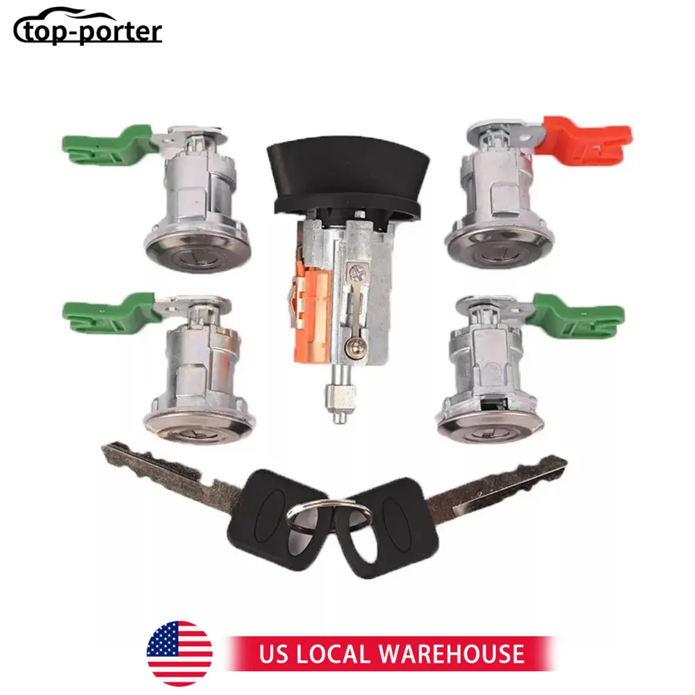 

707624C 703369 Дверной замок цилиндра зажигания DL5886 для Mazda 597638 LC6177 1997-2020 Ford Ranger Econoline Van E150 E250 E350