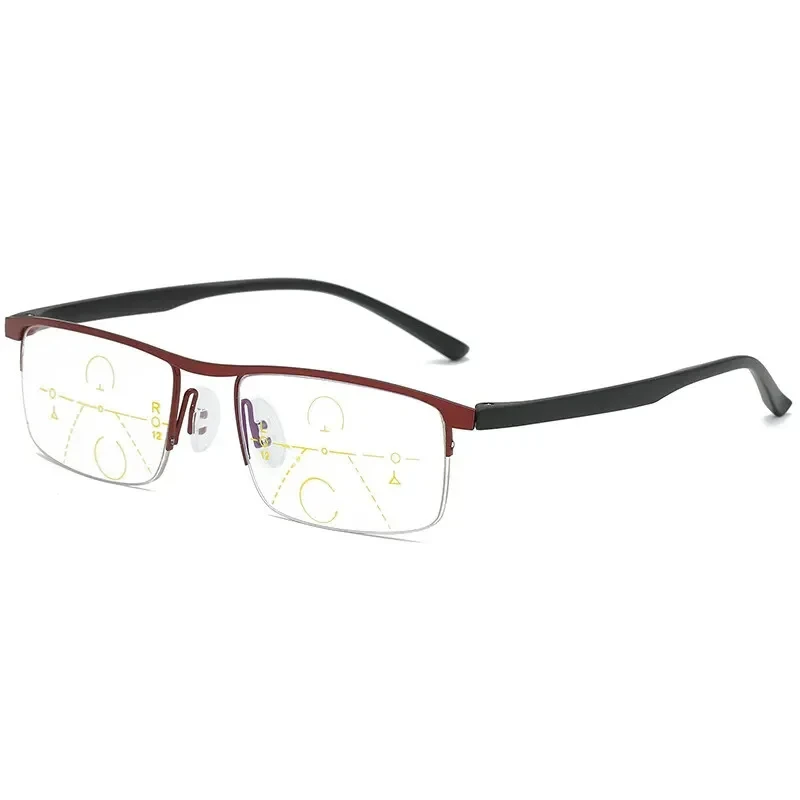 SZTZX Progressive multifokale Lesebrille Halbrahmen 3
