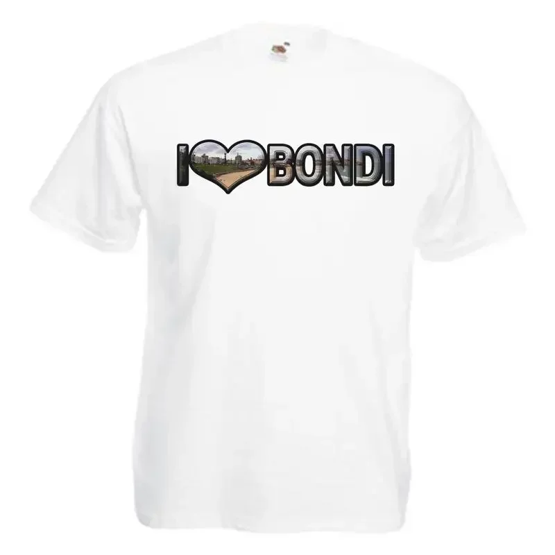 I Love Bondi Adults Mens T Shirt 12 Colours Size S 3XL