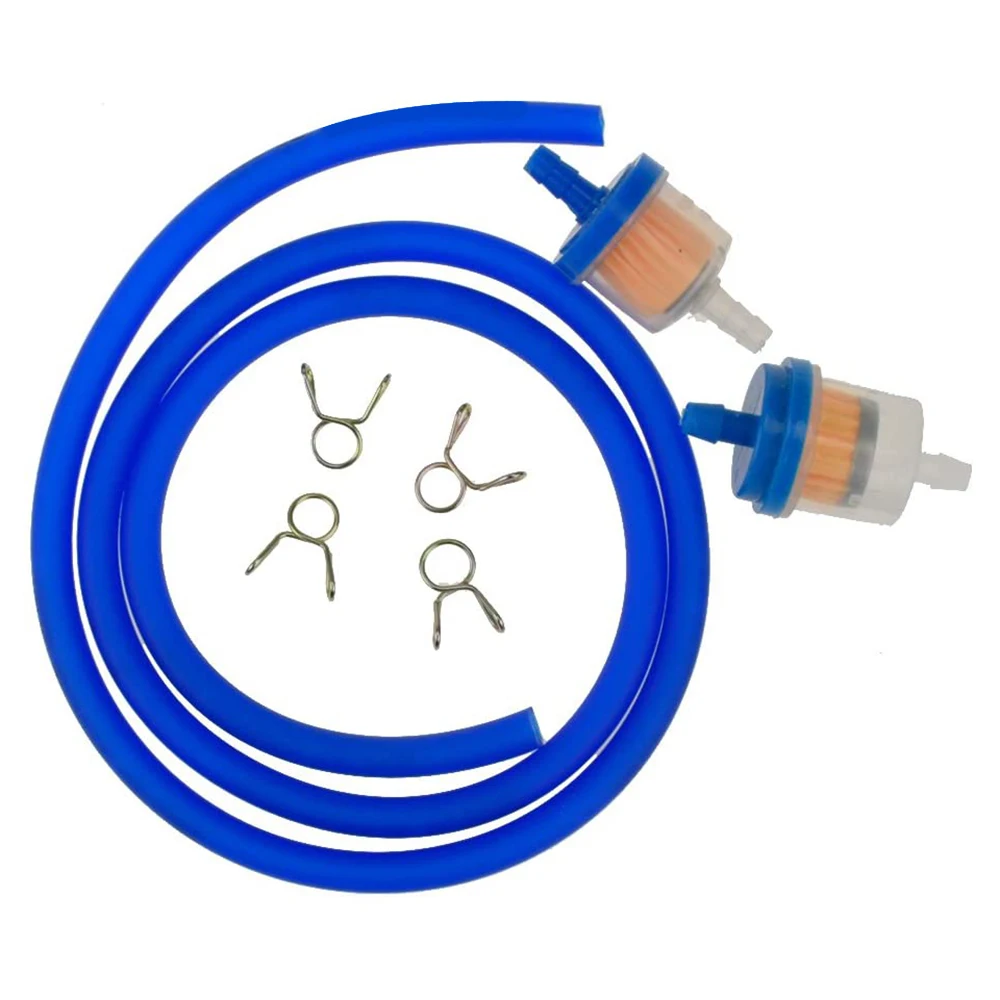 

Gas Fuel Filter Hose Tube Line with Clips for Chinese GY6 50Cc 150Cc 139QMB 157QMJ Tao Tao Scooter ATV Motorcycle Parts