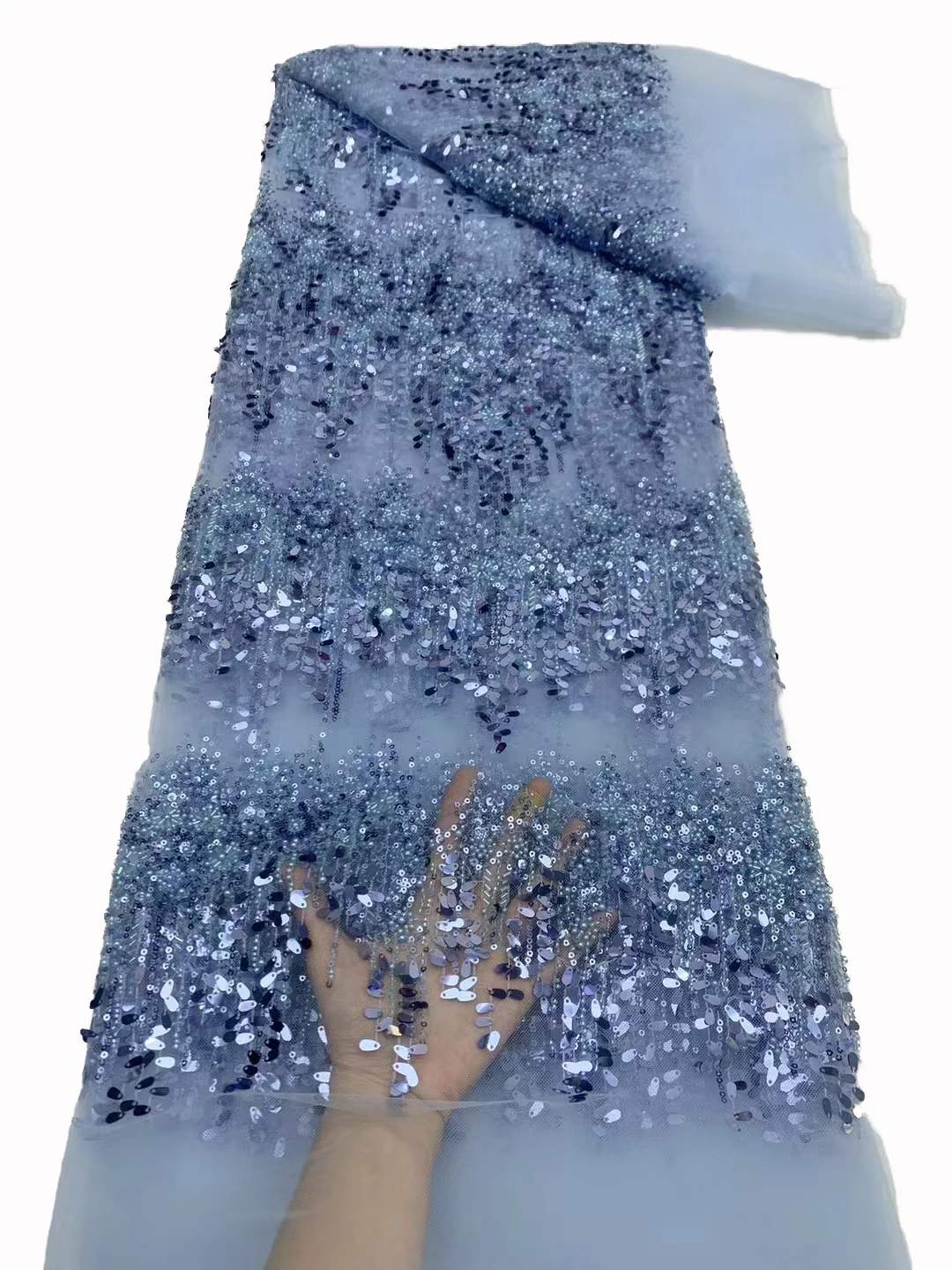 Lace Mesh Tassel Be… - image