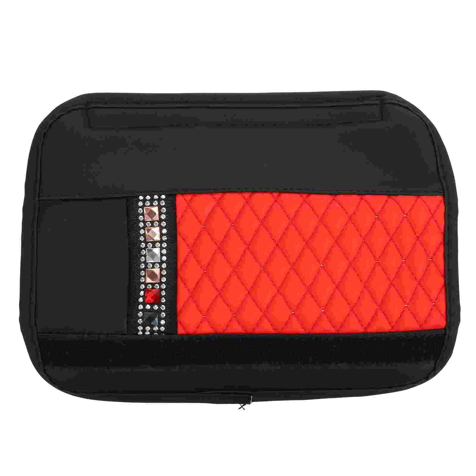 1pc Rhinestone Car Cover Car Seat Shoulder Pad Car Safety Strap Pad Car Protector Car Cushion Car Pad